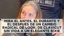 Mira el antes, el durante y el después de un cambio radical de look de clavicut sin vida a un elegante bixie