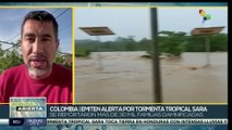 Colombia emite una alerta por tormenta tropical Sara