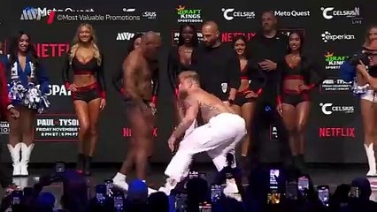 Mike Tyson a giflé Jake Paul avant leur combat