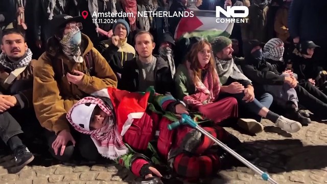 No comment : tensions à Amsterdam lors d'une manifestation propalestinienne non-autorisée