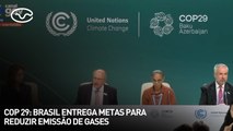 COP 29: Brasil entrega metas para reduzir emissão de gases