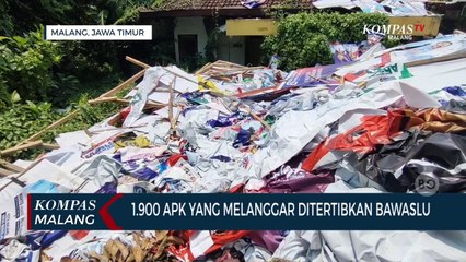 1.900 Lebih APK yang Melanggar Ditertibkan Bawaslu