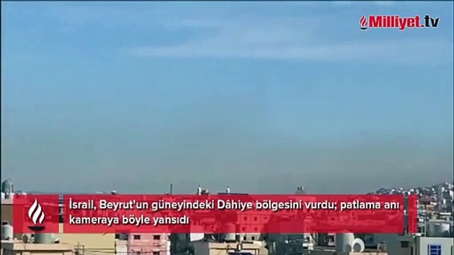 İsrail, Beyrut'un güneyindeki Dâhiye bölgesini vurdu
