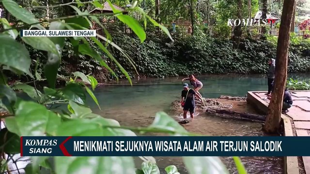 Nikmati Sejuknya Wisata Air Terjun Salodik di Kabupaten Banggai dengan Rp5 Ribu Saja