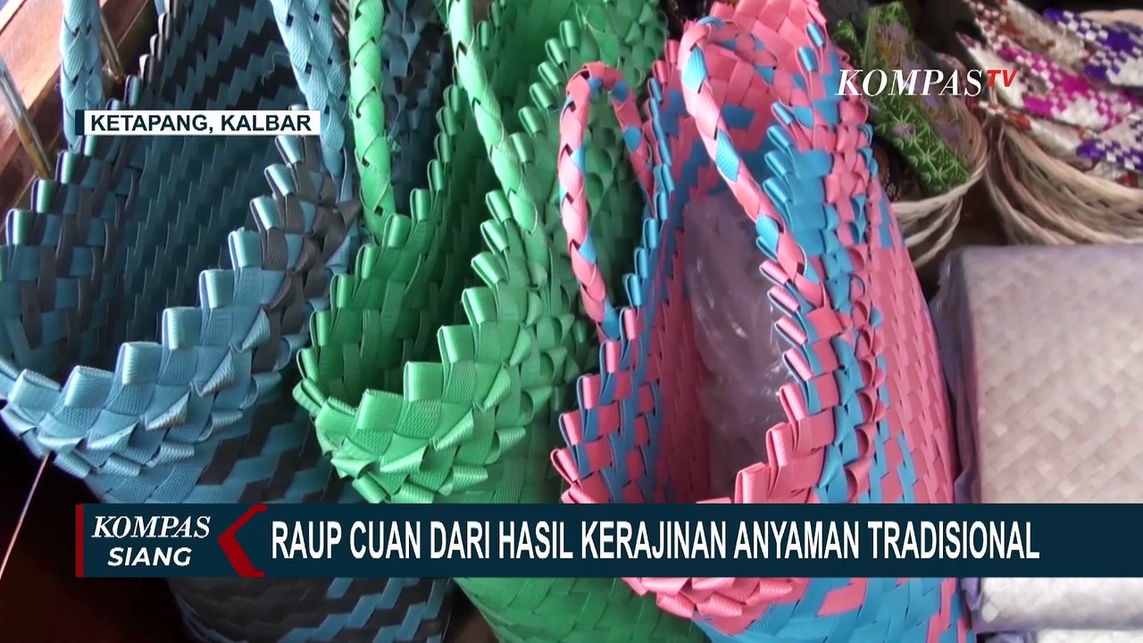 Kreasi Anyaman Sok Ala Masyarakat Dayak, Dijual Rp50 Ribu-Rp300 Ribu ...