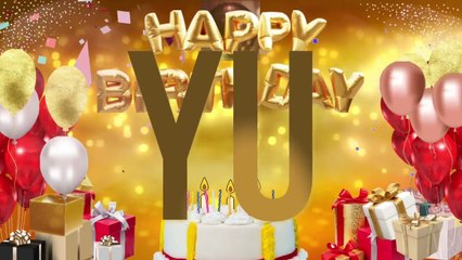 YU - Happy Birthday Yu