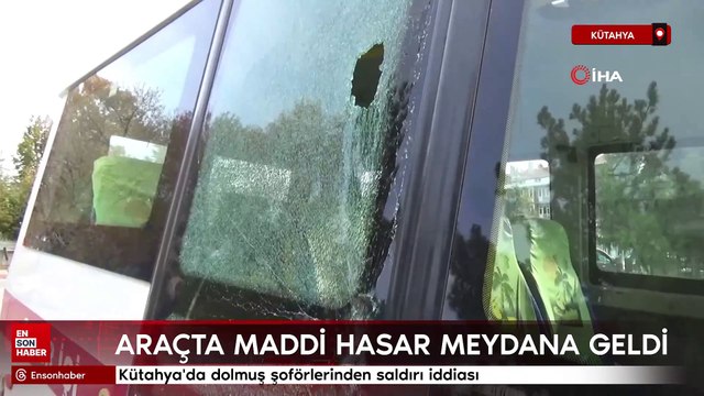 Kütahya'da dolmuş şoförlerinden saldırı iddiası