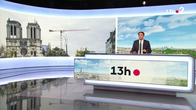 Un reportage sur la réouverture de Notre-Dame dans le JT de 13h de Julian Bugier