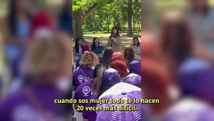 Cristina Kirchner mantuvo una reunión en Moreno con 400 promotoras de género