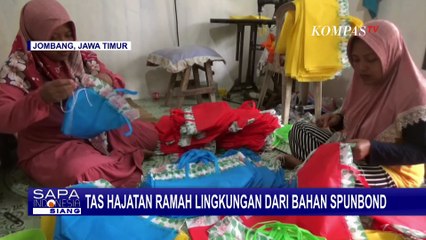 Cerita Sukses Warga Jombang Produksi Tas Hajatan Ramah Lingkuhan Berbahan Spunbond