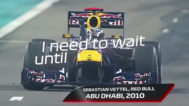 Eres el campeón mundial : Vettel llora a través de la radio de la Fórmula 1 (2010)