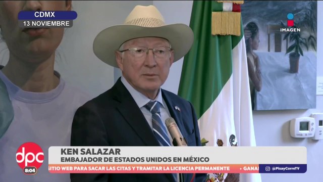 Ken Salazar critica la estrategia de seguridad de López Obrador