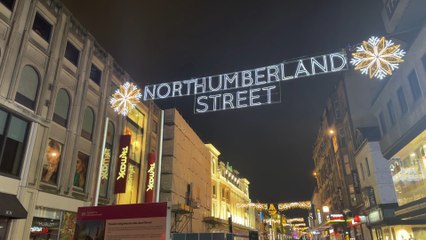 Newcastle Christmas Lights Switch on