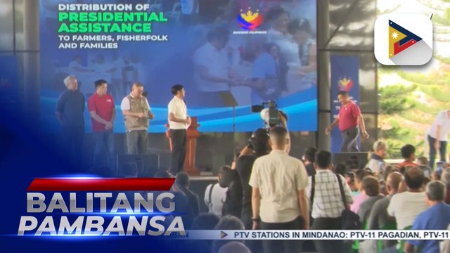PBBM leads aid distribution for farmers, fisherfolk and their families in Cavite