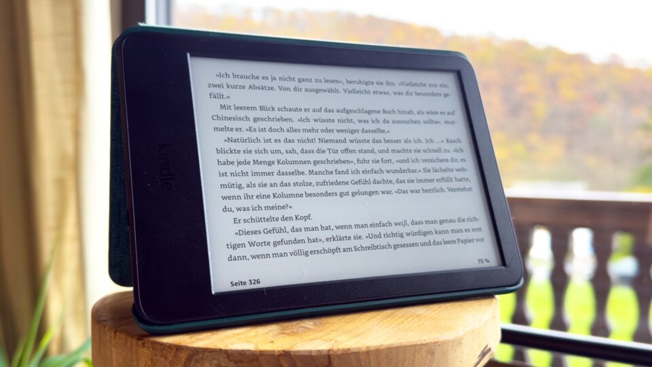 Kindle: So stellt ihr die Ansicht auf Querformat um