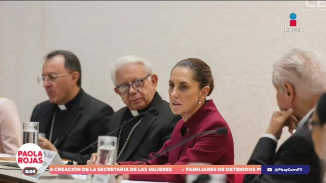 Claudia Sheinbaum se reúne con la Conferencia del Episcopado Mexicano