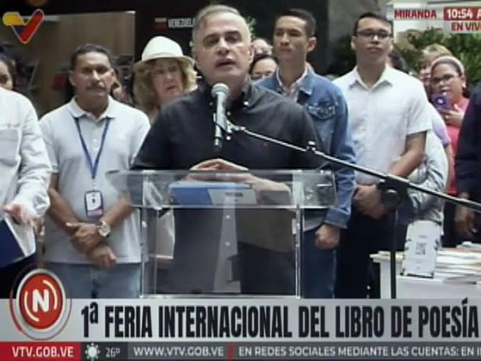 Poeta Tarek William Saab: Venezuela tiene un reservorio de poetas impresionantes