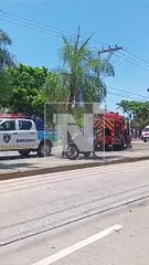 SCZ: Accidente, contenedor volcado por el cuarto anillo