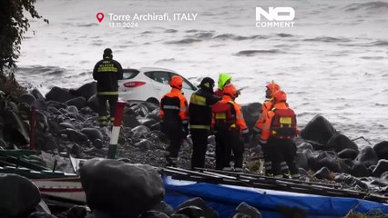 Ισχυρές βροχοπτώσεις προκαλούν πλημμύρες και καταστροφές στη Σικελία