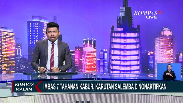 Buntut 7 Tahanan Narkotika Kabur, Kepala Rutan Salemba Agung Nurbani Dinonaktifkan