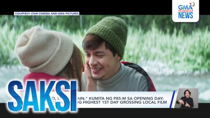 "Hello, Love, Again", kumita ng P85-M sa opening day; itinanghal bilang highest 1st day grossing local film | Saksi