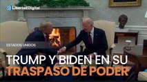 Trump agradece a Biden su pacífico traspaso de poderes