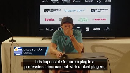 Diego Forlan suffers defeat on professional tennis debut