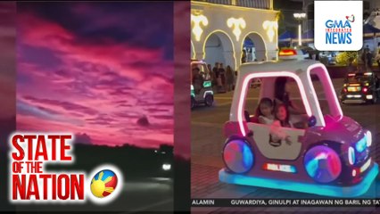 State of the Nation: (Part 2 & 3) WORLD NEWS: Nahulog sa swimming pool; #PaskongPinoy; Atbp.