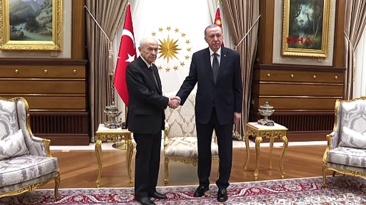 Öcalan çağrısından sonra ilk baş başa görüşme: Erdoğan ve Bahçeli "Cumhur İttifakı'nda çatlak" iddialarının gölgesinde Külliye'de görüştü