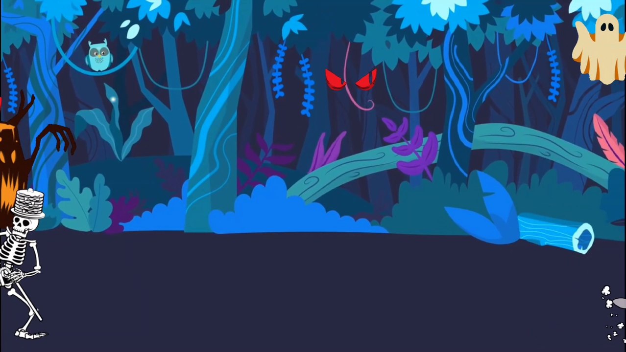 Without Music Friendly Halloween Night | Spooky & Fun Nursery Rhyme Cocomomo