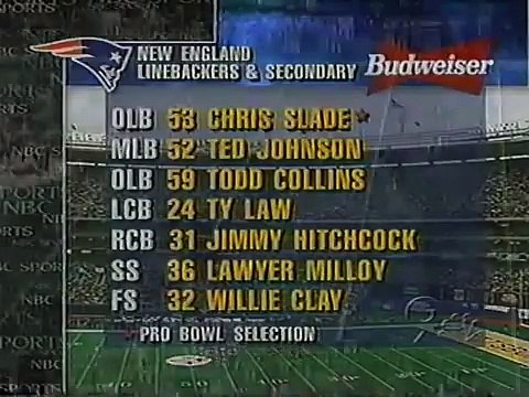 NFL 1997/98 AFC Divisional - New England Patriots @ Pittsburgh Steelers - 1.Half