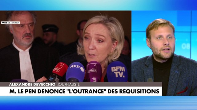 Alexandre Devecchio évoque «un coup d'état démocratique» après les réquisitions contre Marine Le Pen