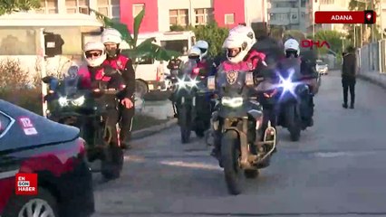 Adana'da suç örgütü üyesi 207 kişi tutuklandı