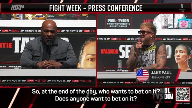 Bets, threats, debts: Best of Mike Tyson and Jake Paul's bizarre news conference