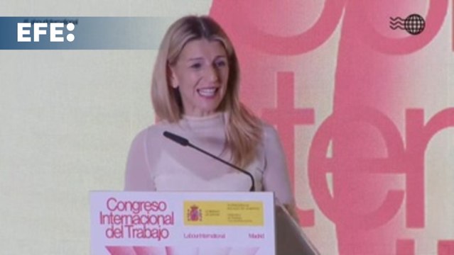 Díaz defiende más derechos laborales y justicia social frente a la amenaza neoliberal