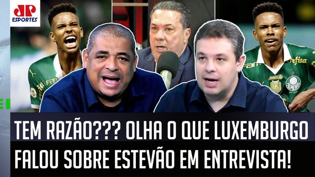 Cara, ISSO que o Luxemburgo FALOU sobre o Estevão é... OLHA qual DECLARAÇÃO GEROU DEBATE!