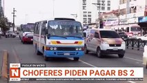 Si el dueño quiere cobrar Bs 3 que vaya él, que no nos mande a enfrentarnos con los pasajeros choferes piden pagar Bs 2