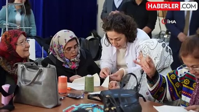 60 Yaş Üstü Erkek Öğrenciler, Eğitimde Örgü Öğreniyor