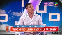 Carmen Barbieri habló de la separación de Fede Bal: 