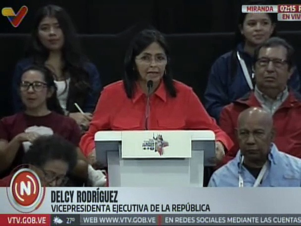 Vpdta. Delcy Rodríguez: Este Congreso debe marcar el rumbo de la Venezuela del futuro