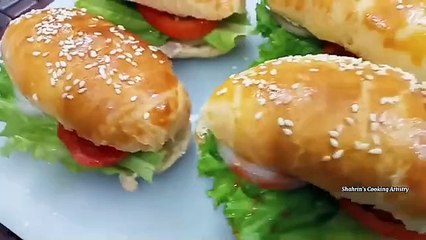 Stuffed Chicken Sandwich Recipe | Sandwich Recipe