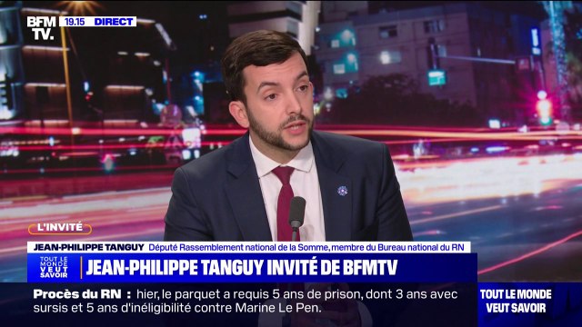 Procès RN: “Je ne sais toujours pas ce que l’on reproche aux prévenus”, déclare Jean-Philippe Tanguy (RN)