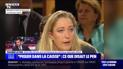 “Tout le monde a piqué de l'argent dans la caisse”: quand Marine Le Pen dénonçait l’omniprésence des “affaires” en 2004