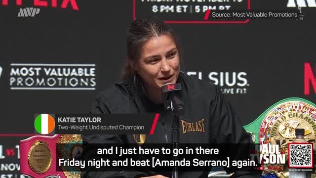 Katie Taylor 'can't wait' for rematch against Amanda Serrano
