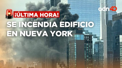🚨¡Última Hora! Incendio en edificio de gran altura en Nueva York