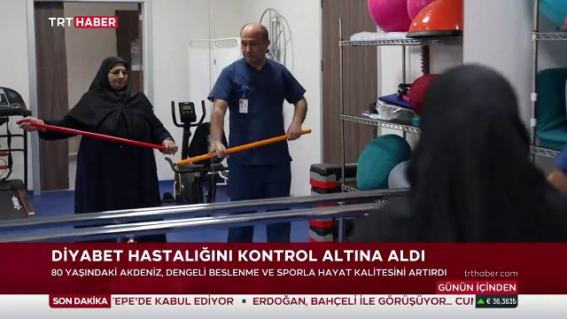 Diyabet hastası Adalet teyze, dengeli beslenme ve sporla hayat kalitesini artırdı