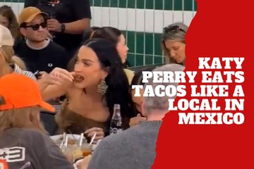 Katy Perry stuns Mexico City as she enjoys tacos like a true local