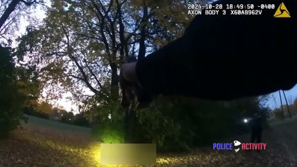 Officer Returns Fire After Juvenile Shoots Twice During Foot Pursuit(1080P_HD)