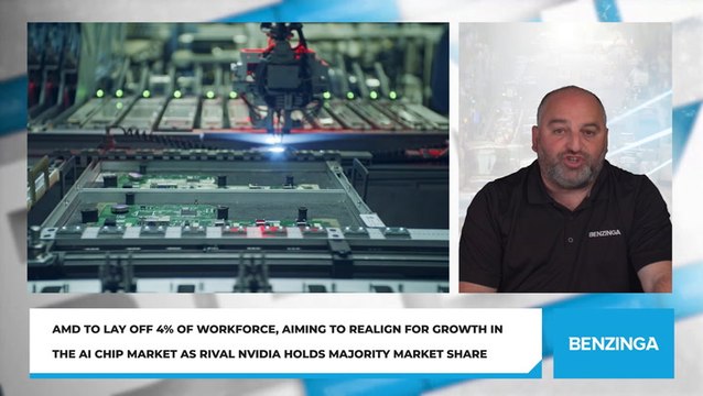 AMD to Lay Off 4% of Workforce, Aiming to Realign for Growth in the AI Chip Market as Rival Nvidia Holds Majority Market Share