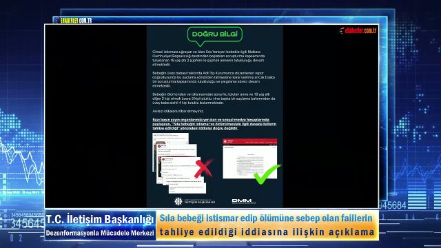 Sıla bebeği istismar edip ölümüne sebep olan faillerin tahliye edildiği iddiasına ilişkin açıklama